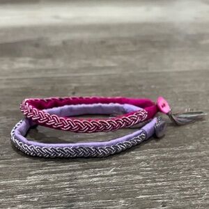 Silk braided bracelets